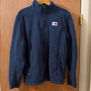 The North Face Navy Full-Zip Fleece Jacket